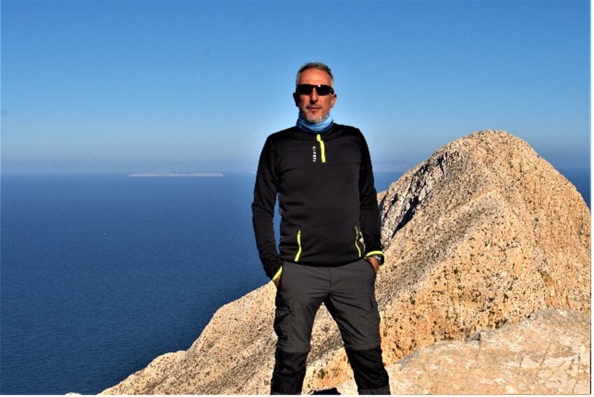 On Kalamiotissa Rock, blessed to make it up there at last