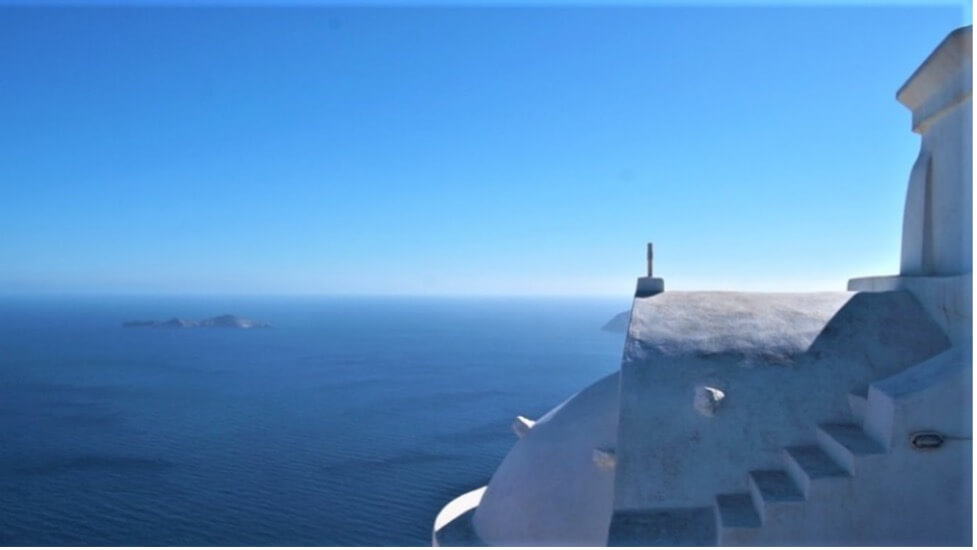 500m above Aegean Sea at Kalamiotissa Anafi, breath-taking view to remember